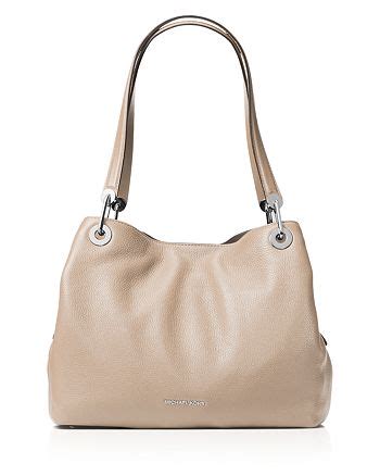 michael kors raven pebble leather tote barolo|Raven Large Leather Shoulder Bag .